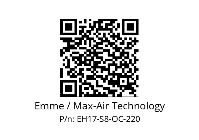   Emme / Max-Air Technology EH17-S8-OC-220