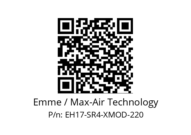   Emme / Max-Air Technology EH17-SR4-XMOD-220