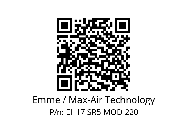   Emme / Max-Air Technology EH17-SR5-MOD-220