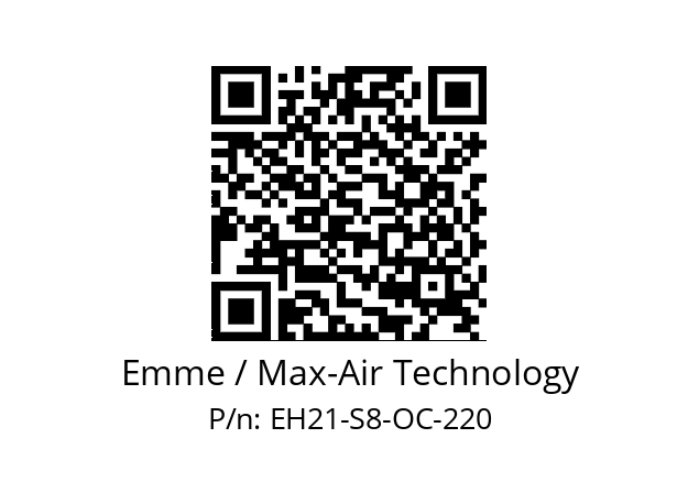   Emme / Max-Air Technology EH21-S8-OC-220