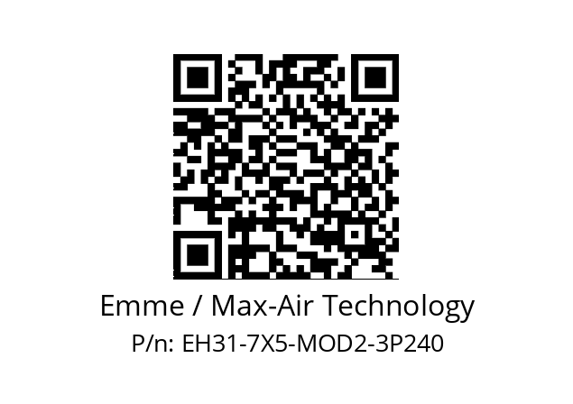   Emme / Max-Air Technology EH31-7X5-MOD2-3P240