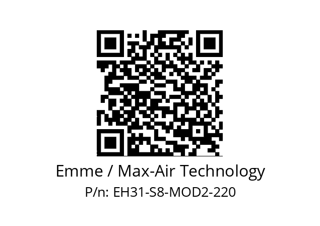   Emme / Max-Air Technology EH31-S8-MOD2-220