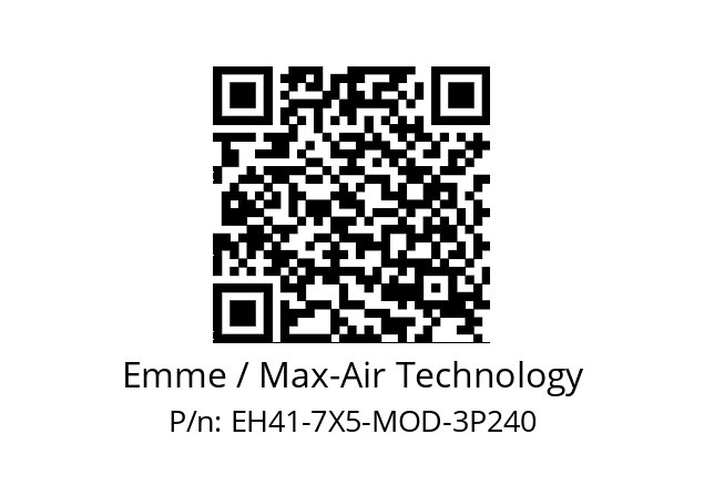   Emme / Max-Air Technology EH41-7X5-MOD-3P240