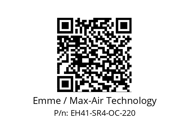   Emme / Max-Air Technology EH41-SR4-OC-220