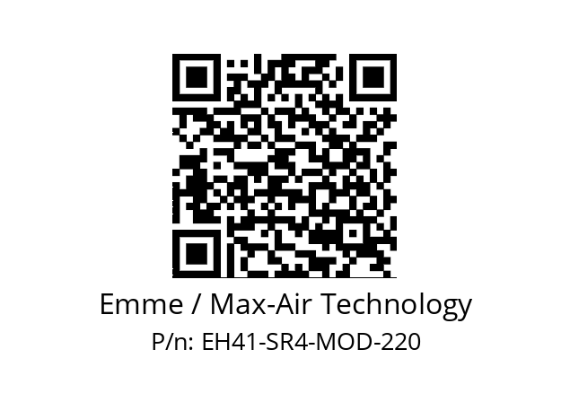   Emme / Max-Air Technology EH41-SR4-MOD-220