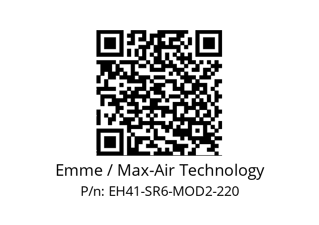   Emme / Max-Air Technology EH41-SR6-MOD2-220