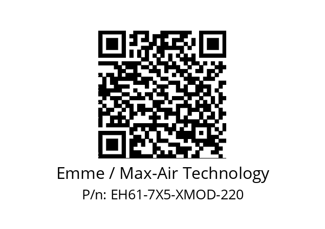   Emme / Max-Air Technology EH61-7X5-XMOD-220