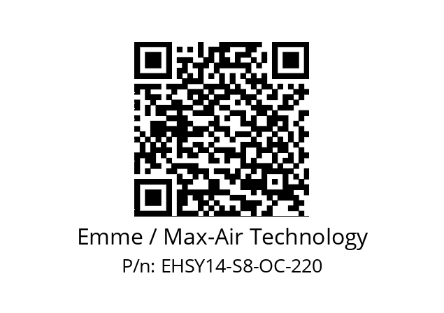   Emme / Max-Air Technology EHSY14-S8-OC-220