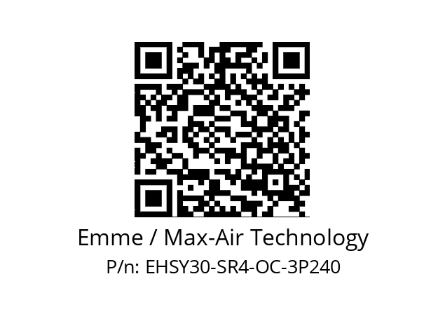   Emme / Max-Air Technology EHSY30-SR4-OC-3P240