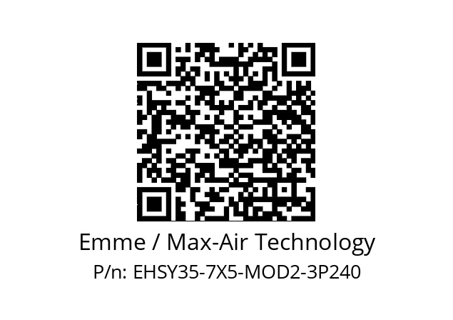   Emme / Max-Air Technology EHSY35-7X5-MOD2-3P240