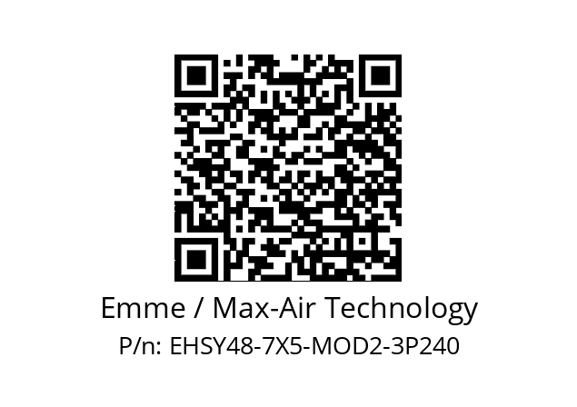   Emme / Max-Air Technology EHSY48-7X5-MOD2-3P240