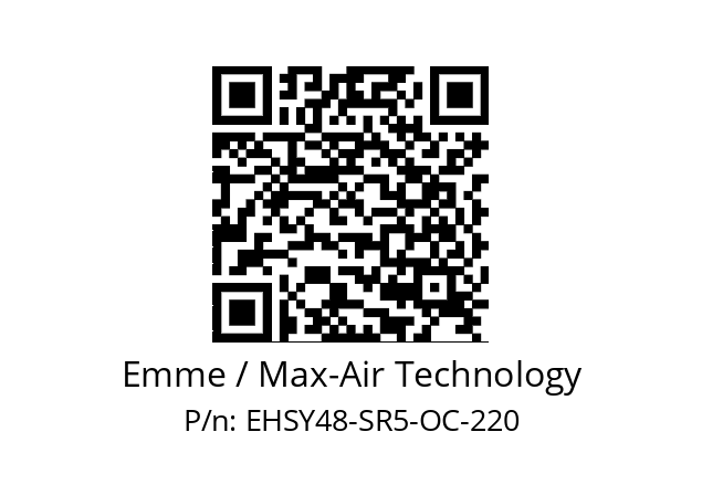   Emme / Max-Air Technology EHSY48-SR5-OC-220