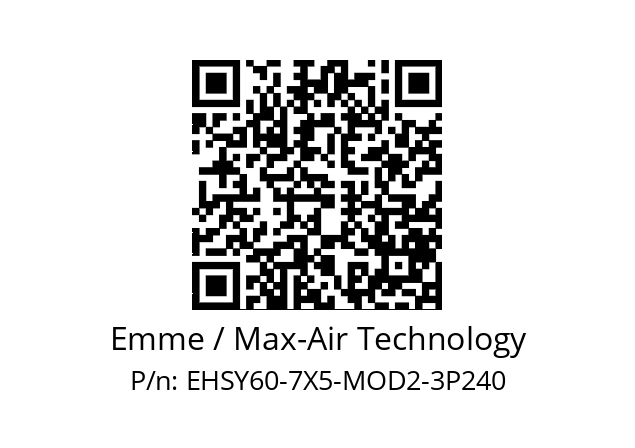   Emme / Max-Air Technology EHSY60-7X5-MOD2-3P240