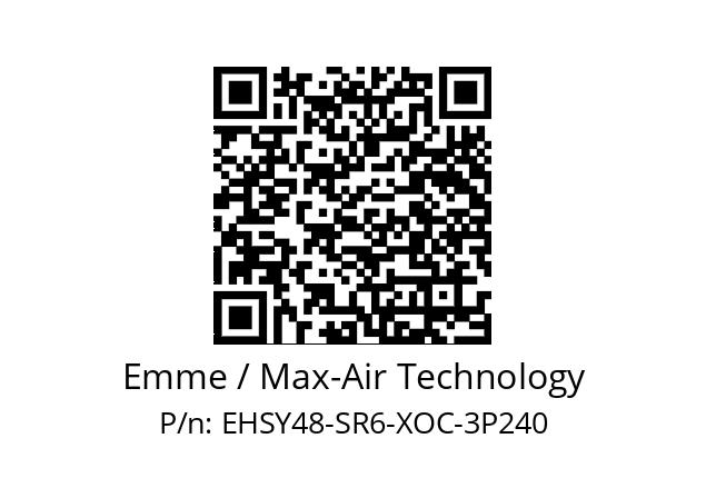   Emme / Max-Air Technology EHSY48-SR6-XOC-3P240