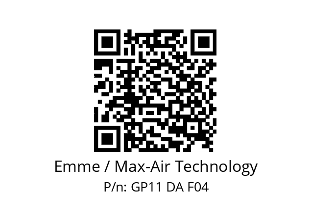   Emme / Max-Air Technology GP11 DA F04