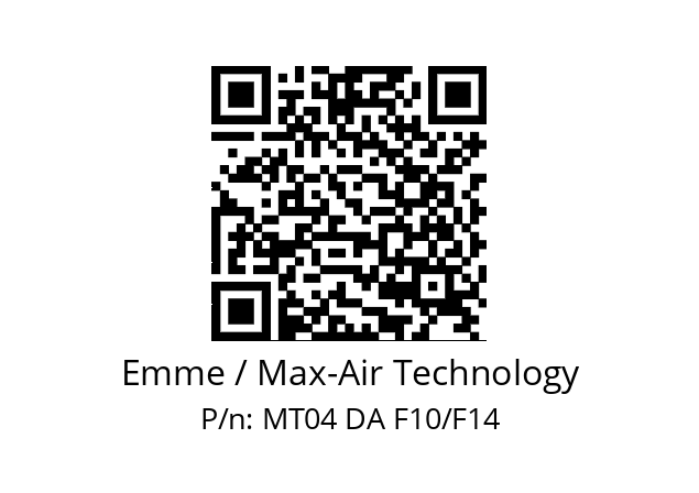   Emme / Max-Air Technology MT04 DA F10/F14