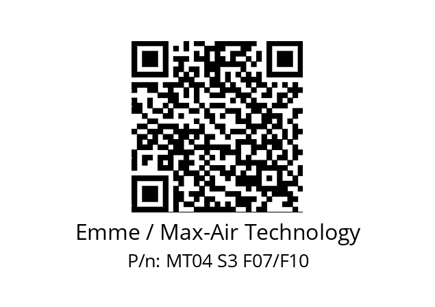   Emme / Max-Air Technology MT04 S3 F07/F10