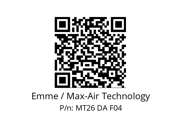   Emme / Max-Air Technology MT26 DA F04