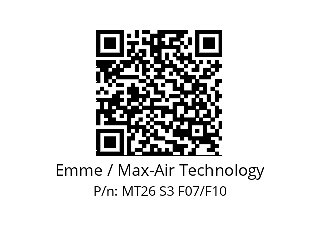   Emme / Max-Air Technology MT26 S3 F07/F10