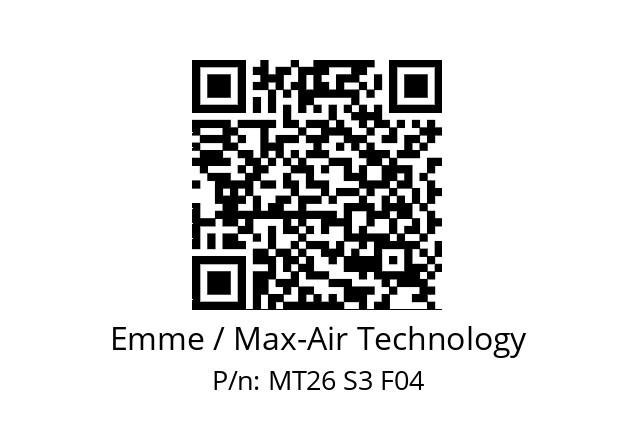   Emme / Max-Air Technology MT26 S3 F04