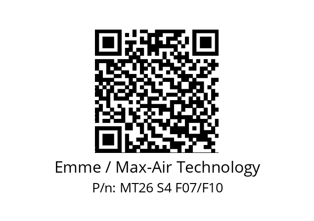   Emme / Max-Air Technology MT26 S4 F07/F10