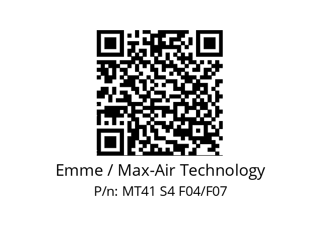   Emme / Max-Air Technology MT41 S4 F04/F07