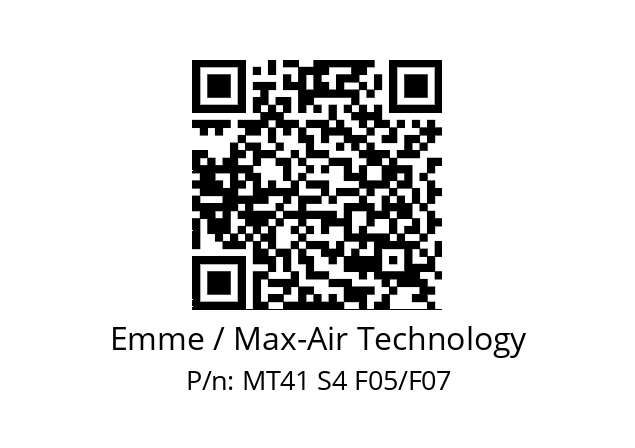   Emme / Max-Air Technology MT41 S4 F05/F07