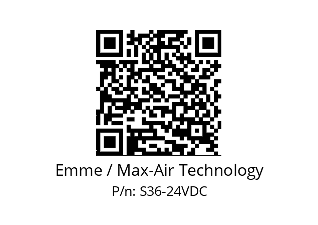   Emme / Max-Air Technology S36-24VDC