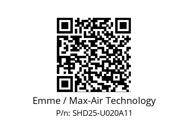   Emme / Max-Air Technology SHD25-U020A11