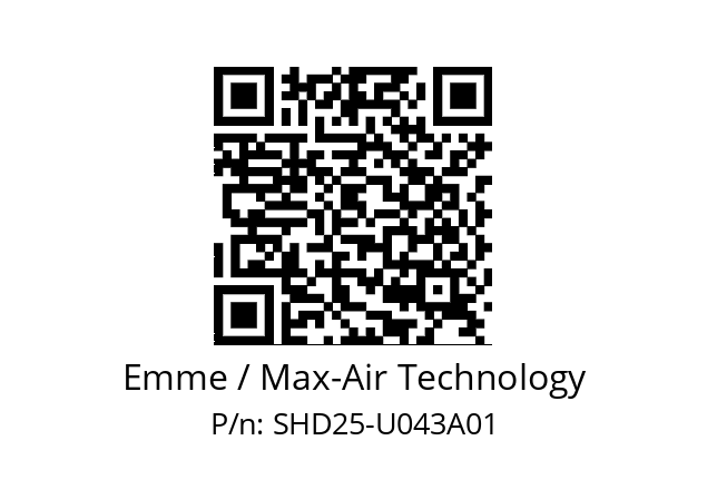   Emme / Max-Air Technology SHD25-U043A01