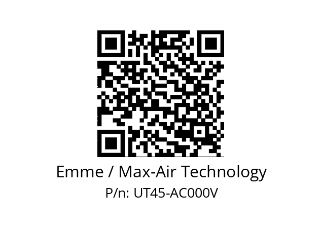   Emme / Max-Air Technology UT45-AC000V