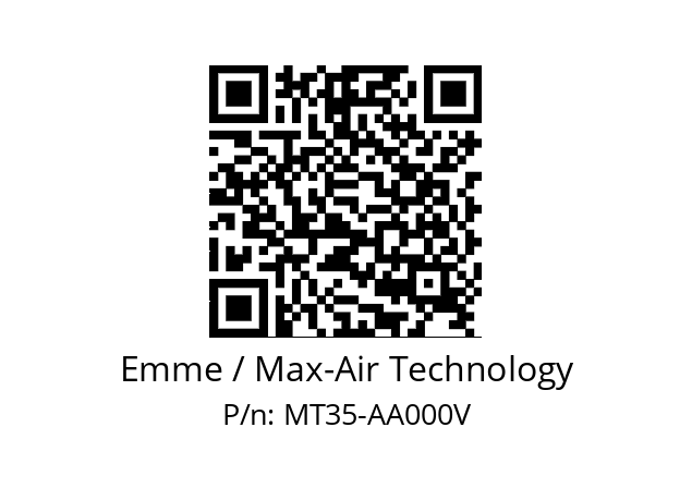   Emme / Max-Air Technology MT35-AA000V