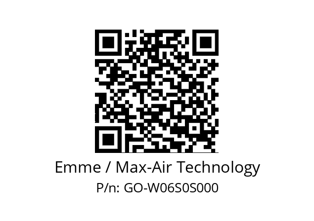   Emme / Max-Air Technology GO-W06S0S000