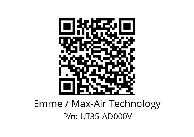   Emme / Max-Air Technology UT35-AD000V