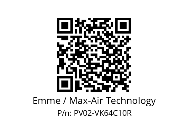   Emme / Max-Air Technology PV02-VK64C10R