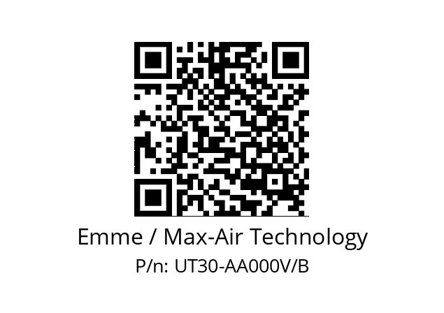   Emme / Max-Air Technology UT30-AA000V/B