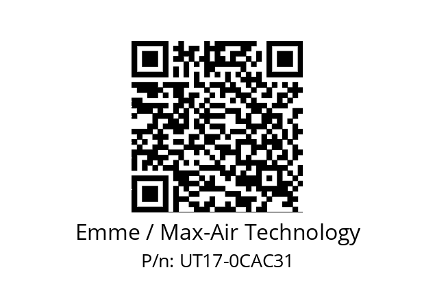   Emme / Max-Air Technology UT17-0CAC31