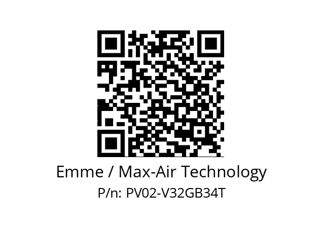   Emme / Max-Air Technology PV02-V32GB34T