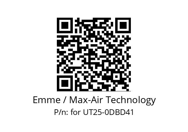   Emme / Max-Air Technology for UT25-0DBD41