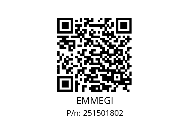   EMMEGI 251501802