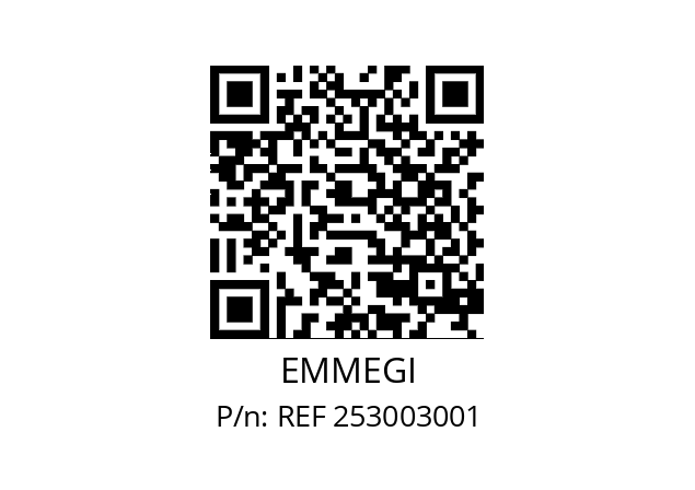   EMMEGI REF 253003001