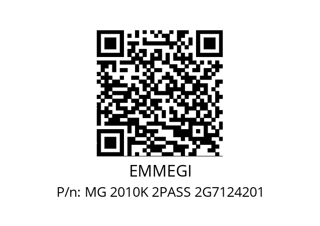   EMMEGI MG 2010K 2PASS 2G7124201