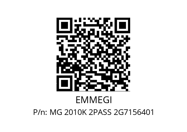   EMMEGI MG 2010K 2PASS 2G7156401