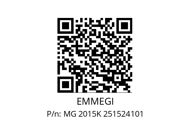   EMMEGI MG 2015K 251524101