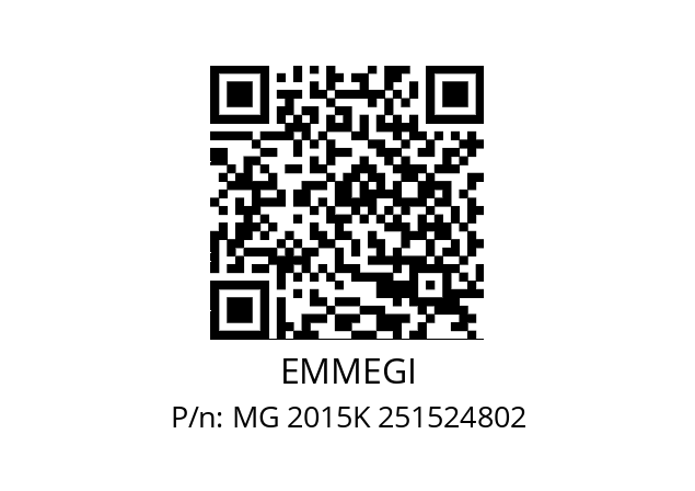   EMMEGI MG 2015K 251524802