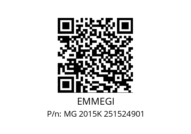   EMMEGI MG 2015K 251524901