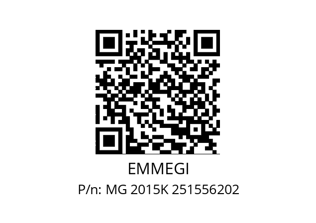   EMMEGI MG 2015K 251556202