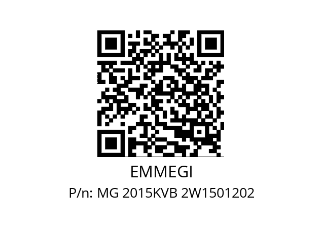   EMMEGI MG 2015KVB 2W1501202