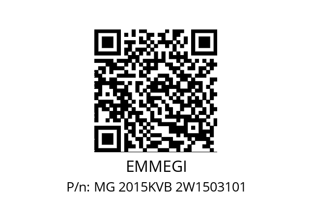   EMMEGI MG 2015KVB 2W1503101