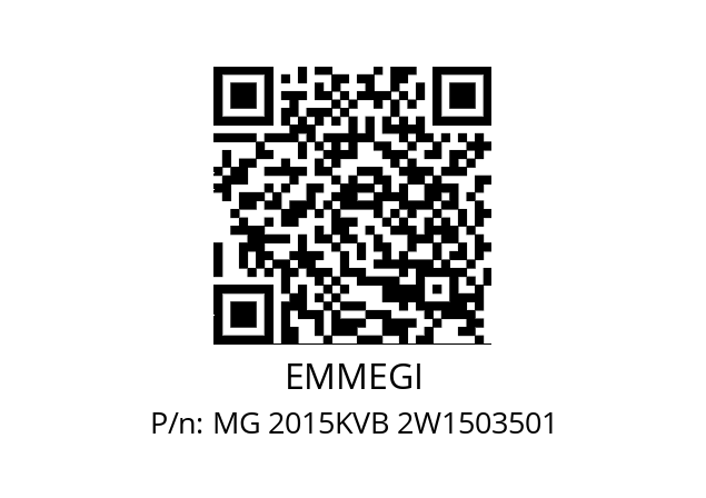   EMMEGI MG 2015KVB 2W1503501